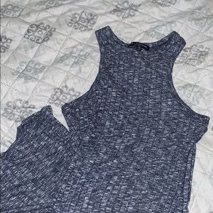 Fitted racer strapped dress